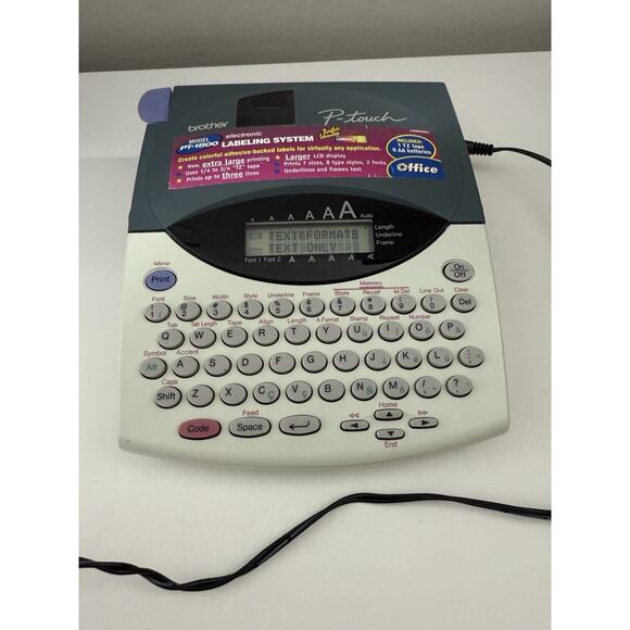 Brother P-Touch Label Maker PT-1800/1810 In Great Condition - Tested Works - Picture 4 of 7
